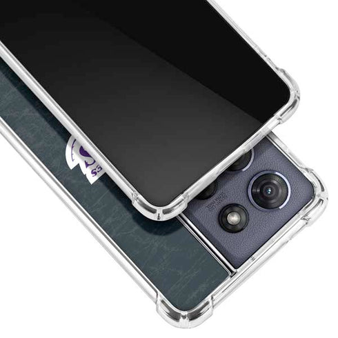 NBA Los Angeles Lakers Black Primary Logo Moto G Power 5G (2025) Clear Case